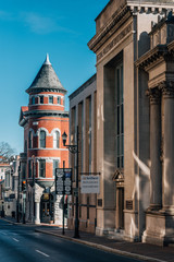 Canvas Print - Historic architecture in downtown Staunton, Virginia