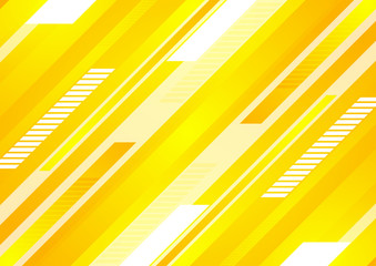 Minimal technology bright yellow abstract background