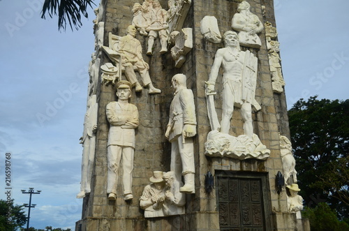 Fotografia Mount Samat National Shrine, Death March, Shrine of Valor in Bataan, Philippines, Southeast Asia