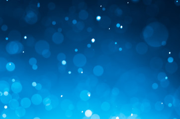 Wall Mural - dark blue abstract backgrounds with bokeh.