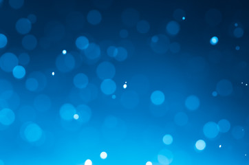 Wall Mural - dark blue abstract backgrounds with bokeh.