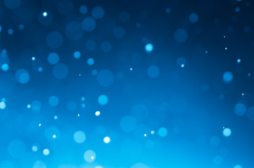 Wall Mural - dark blue abstract backgrounds with bokeh.