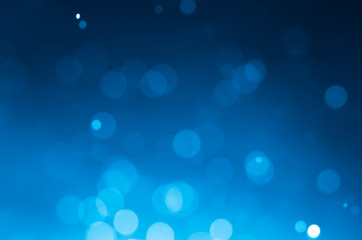 Wall Mural - dark blue abstract backgrounds with bokeh.