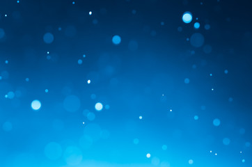 Wall Mural - dark blue abstract backgrounds with bokeh.