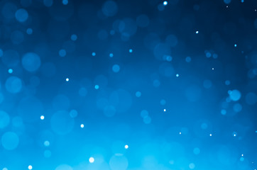 Wall Mural - dark blue abstract backgrounds with bokeh.