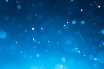 Wall Mural - dark blue abstract backgrounds with bokeh.