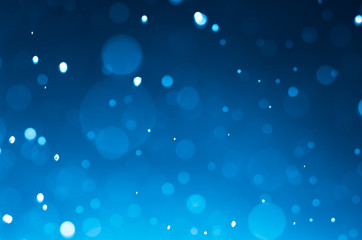 Wall Mural - dark blue abstract backgrounds with bokeh.