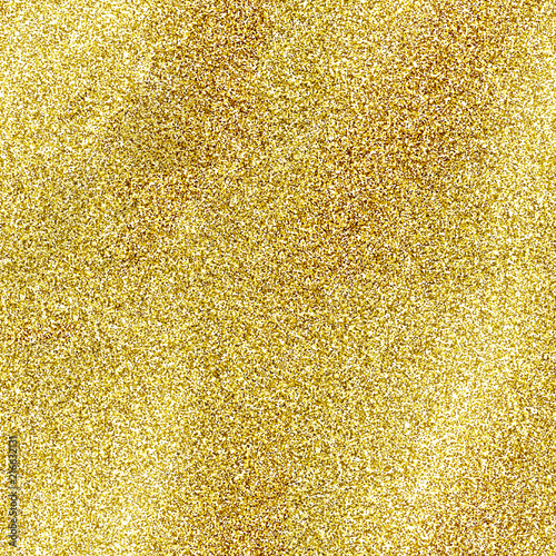 Seamless gold glitter texture isolated on golden background. Sparkle ...