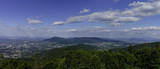 Fototapeta Na ścianę -  Panoramic view of the Beskidy mountains in Southern Poland