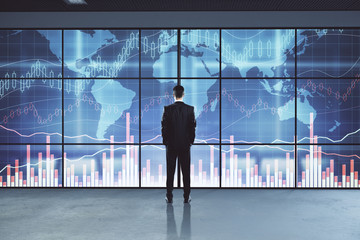 Aufkleber - Finance and stock concept