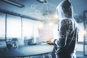 Aufkleber - Hacking and security concept