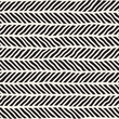 © Samolevsky - Simple ink geometric pattern. Monochrome black and white strokes background. Hand drawn ink texture for your design..
