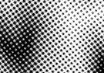 Wall Mural - Halftone dots background. Abstract asymmetric pattern of dots