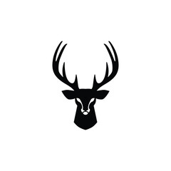Wall Mural - deer head logo vector design inspirations