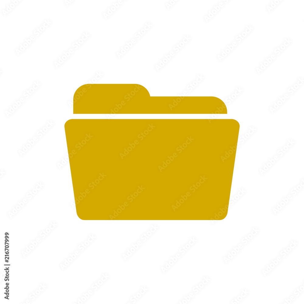 Colors Folder, Folder icon, File icon Stock Vector | Adobe Stock