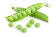 © kolesnikovserg - Fresh green pea pod isolated on white background