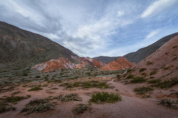 Sticker - Mountains and landscape of Purmamarca - Purmamarca, Jujuy, Argentina