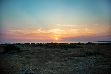 Wall Mural - Sunset in Croatia 2