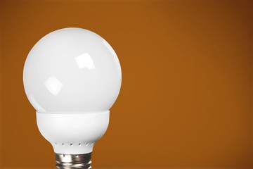 Canvas Print - Glowing yellow light bulb, busienss idea concept