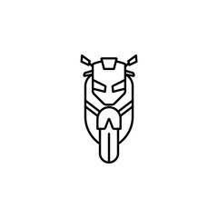 Poster - motor sports icon. Element of motor sport icon for mobile concept and web apps. Thin line motor sports icon can be used for web and mobile