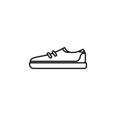 Aufkleber - shoes icon. Element of motor sport icon for mobile concept and web apps. Thin line shoes icon can be used for web and mobile