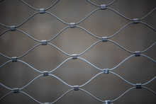 Close Up Of Clean Chain Link Fence