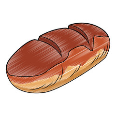 Sticker - Fresh bread isolated vector illustration graphic design