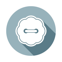 Poster - buttonicon in Flat long shadow. One of web collection icon can be used for UI/UX