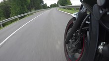 Fork On Motorcycle Is Working