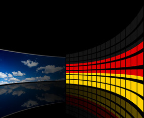 Wall Mural - Germany flag concept