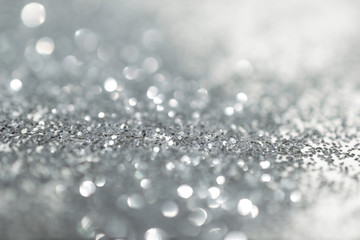 Wall Mural - glitter lights grunge background, glitter defocused abstract twinkly lights stars christmas light ba