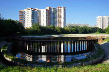 Wall Mural - Apartment buildings