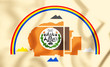 3D Flag of Navajo Nation.