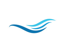 Water Wave Icon Vector Illustration