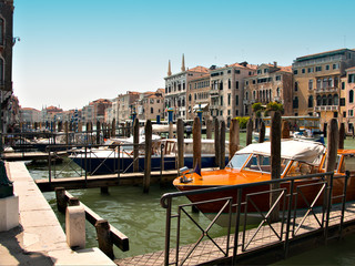 Canvas Print - Canals of Venice, Italy