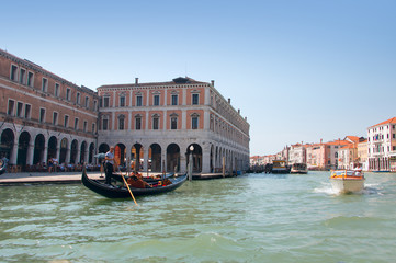 Canvas Print - Grand Canal  in Venice, Italy