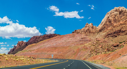 Poster - Historical american route 66. Journey to the Southwest of the USA