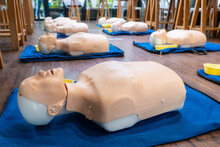 Adult Manikin CPR Training In Hospital