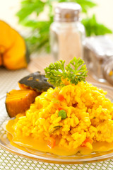 Canvas Print - Pumpkin risotto