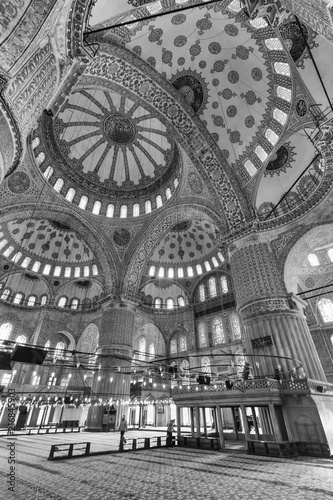 Interior Of The Blue Mosque Sultan Ahmet Camii Istanbul