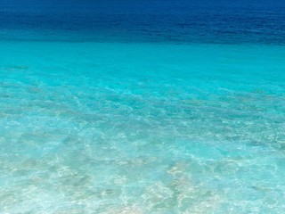 Salda lake beach in Burdur province of Turkey