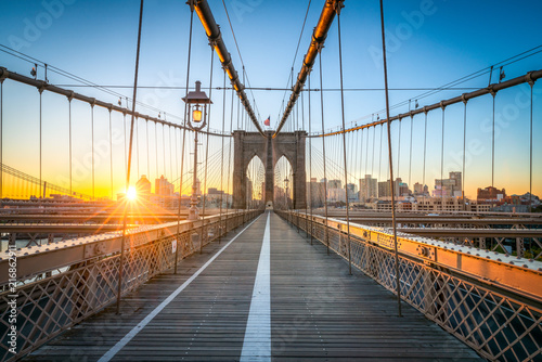 Zdjęcie XXL Brooklyn Bridge w Nowym Jorku