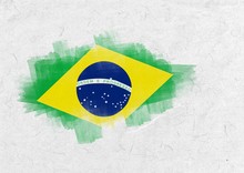 Composite Image Of Brasil National Flag