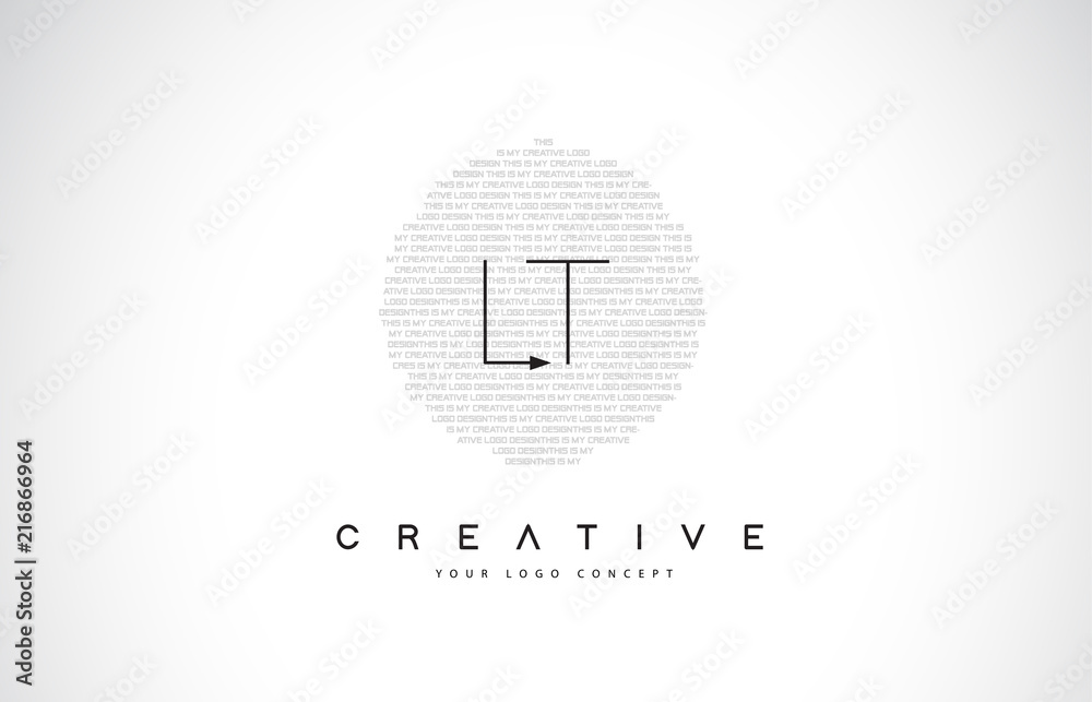 LT L T Logo Design with Black and White Creative Text Letter Vector ...