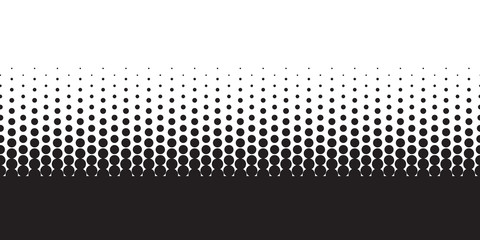 Wall Mural - geometric degrade motif in white and black