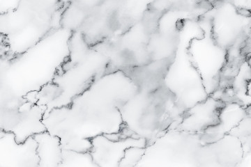 White marble texture with natural pattern for background, design or artwork