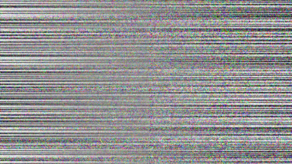 Fototapete - Glitch background. Computer screen error. Digital pixel noise design. HDTV no signal. Video game glitch. Television fail. Data decay. Technical problem grunge wallpaper.