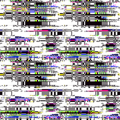 Fototapete - Glitch pattern. Computer screen error. Digital pixel noise abstract design. Television signal fail. Data decay. Glitch seamless texture. Monitor technical problem.