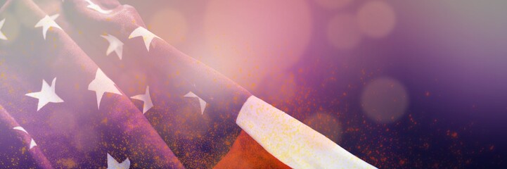 Poster - Composite image of united states flag