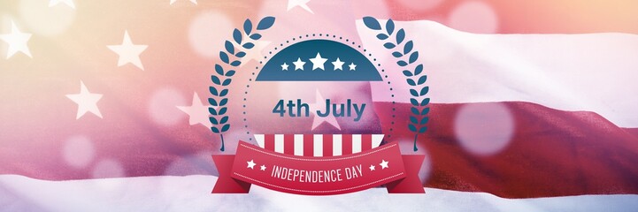 Poster - Composite image of independence day graphic